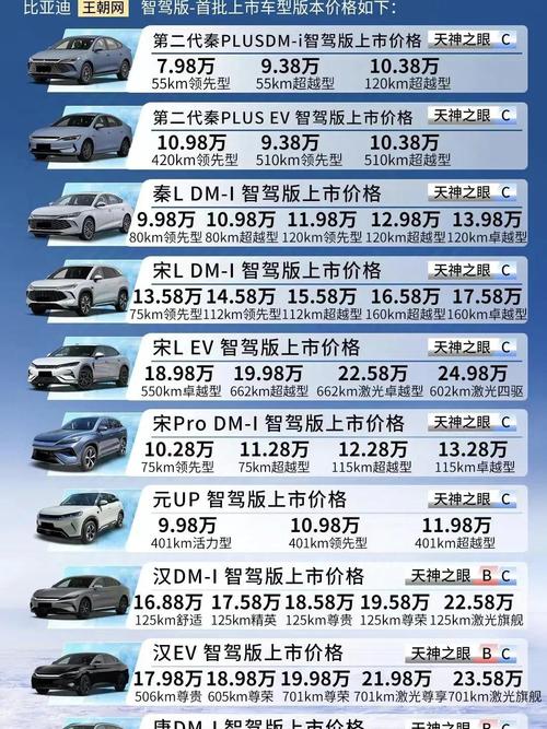 比亚迪汽车报价图 比亚迪价格及图片